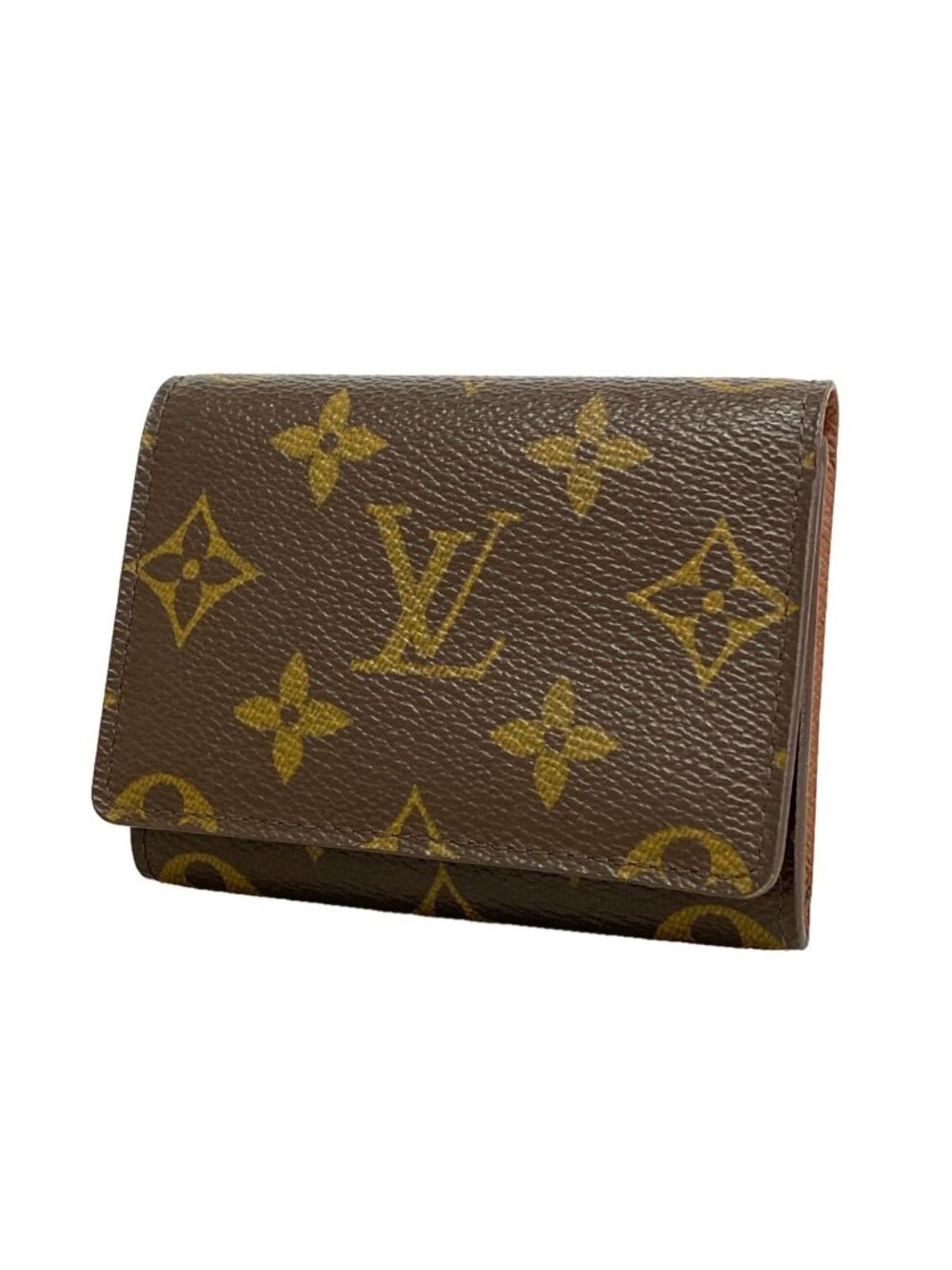 Louis Vuitton Business Card Case Monogram Envelope Holder Brown